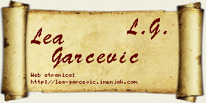 Lea Garčević vizit kartica